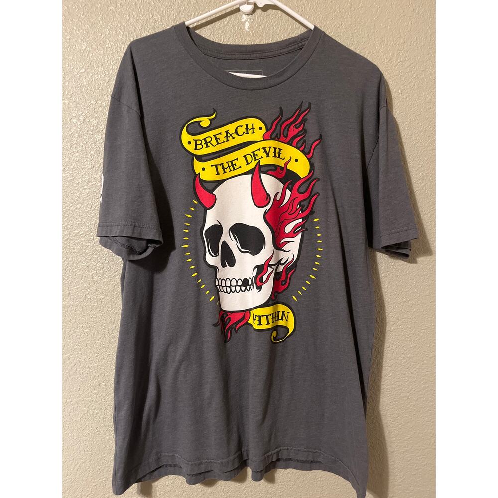 Zero foxtrot mens  Reach the devil within T-shirt extra large